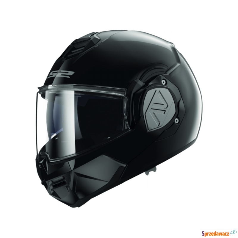 LS2 KASK MODUŁOWY FF906 ADVANT SOLID  BLACK - Kaski motocyklowe - Wrocław