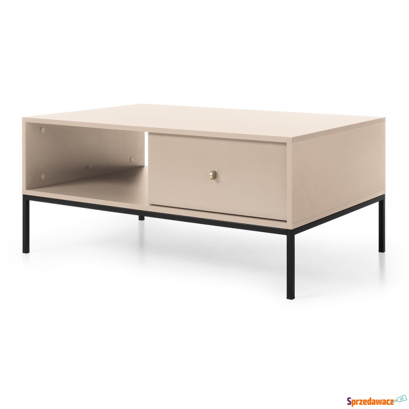 SELSEY Stolik kawowy Monne 68x104 cm beżowe v... - Stoły, stoliki, ławy - Białystok