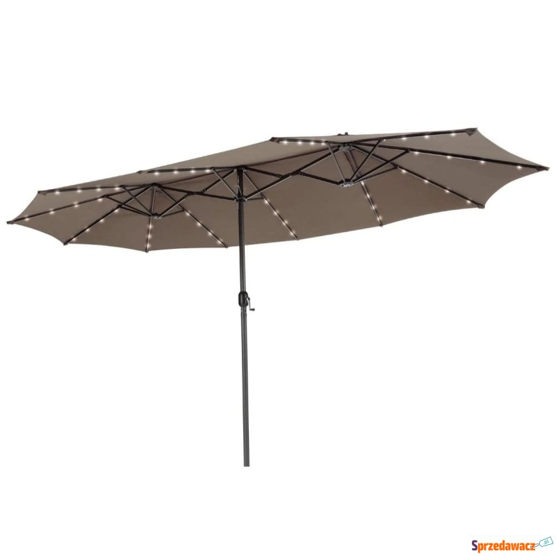 Parasol ogrodowy z solarnymi diodami LED 470 cm - Parasole, markizy, żagle - Iława