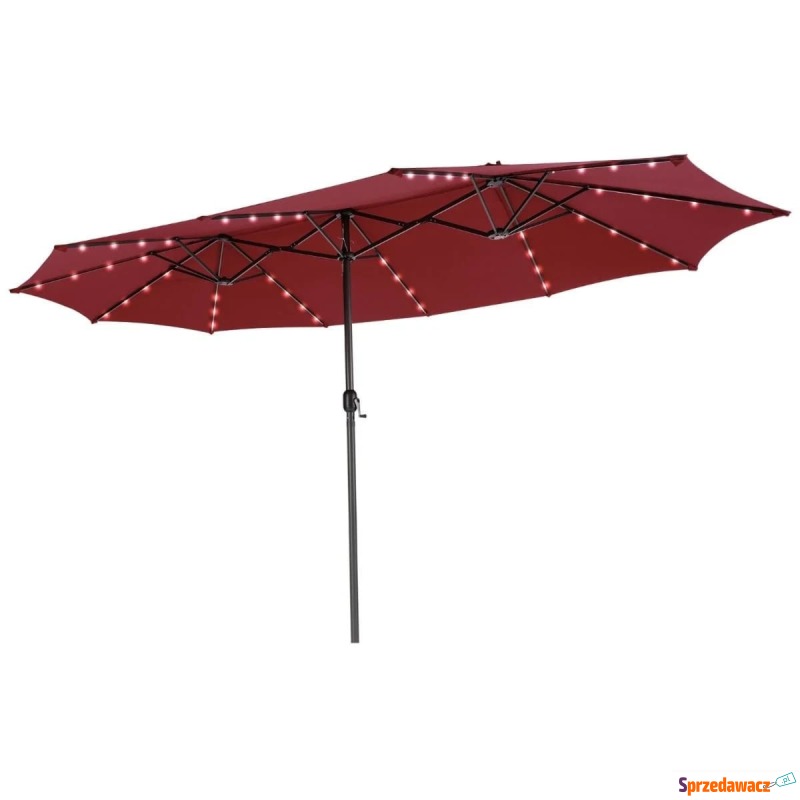 Parasol ogrodowy z solarnymi diodami LED 470 cm - Parasole, markizy, żagle - Dąbrowa Górnicza