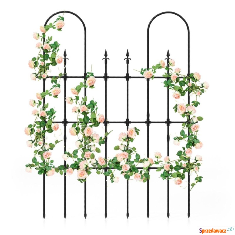 Metalowa pergola do roślin pnących 146 x 186 cm - Altany, domki, namioty - Bytom