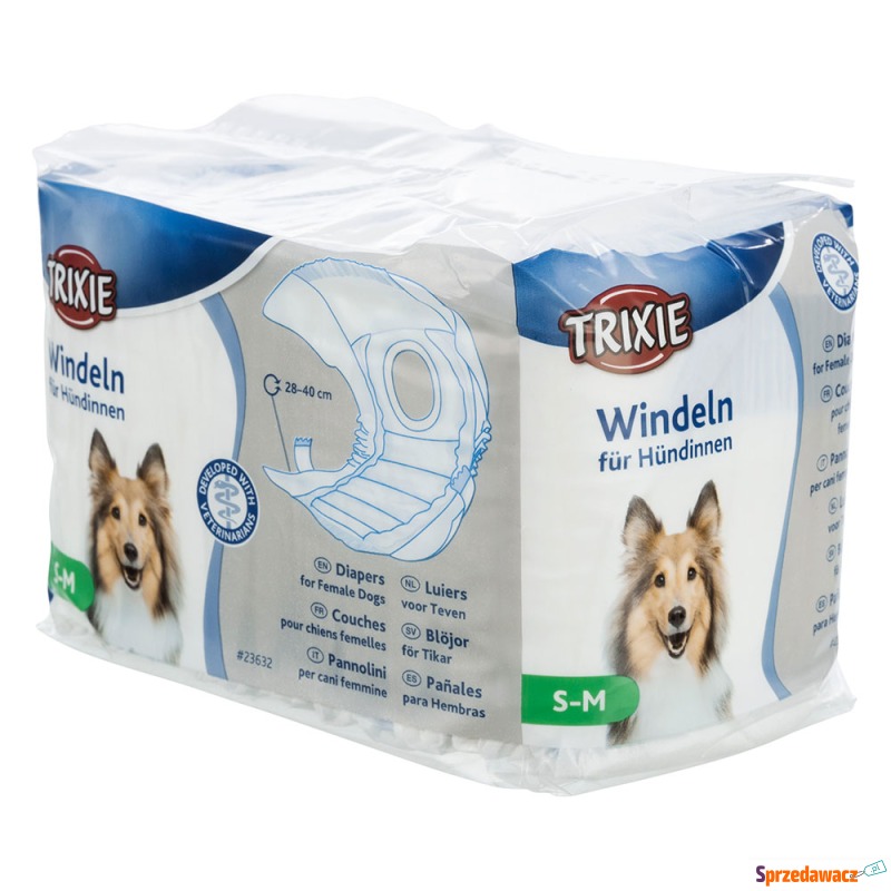 Trixie pieluchy dla suczek - Rozmiar S-M: 28-40... - Akcesoria dla psów - Olsztyn