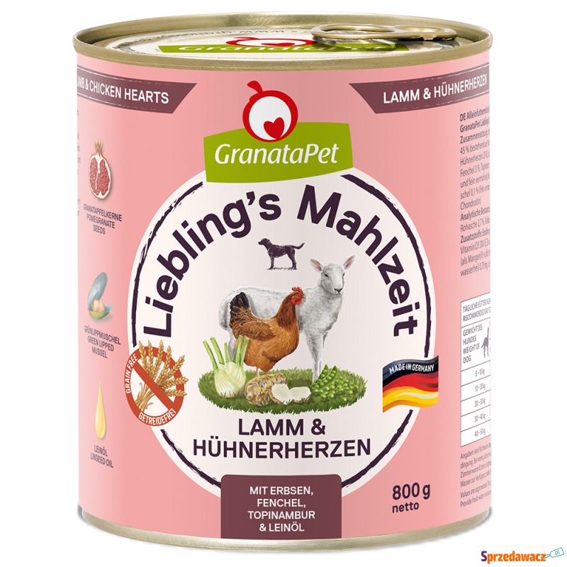 GranataPet Liebling's Mahlzeit, 6 x 800 g - J... - Karmy dla psów - Suwałki