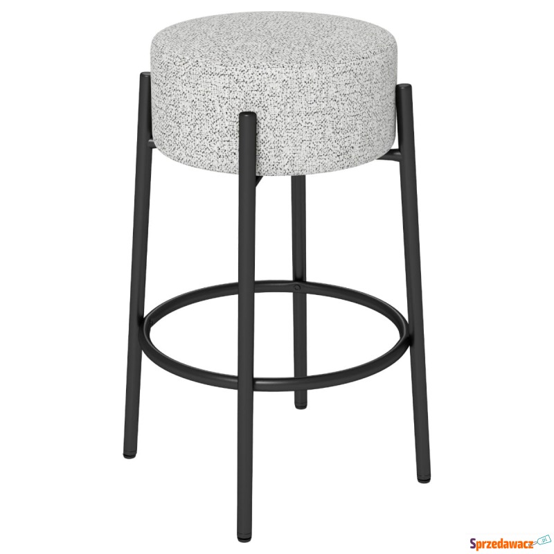 Tapicerowany hoker stołek barowy 68 cm - Taborety, stołki, hokery - Leszno