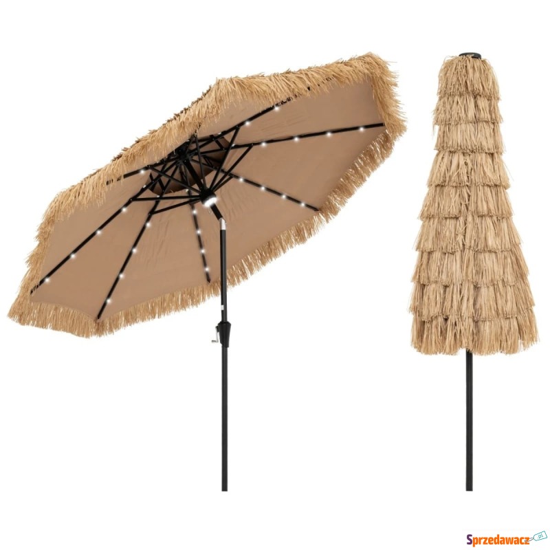 Hawajski parasol ogrodowy z oświetleniem LED - Parasole, markizy, żagle - Słupsk