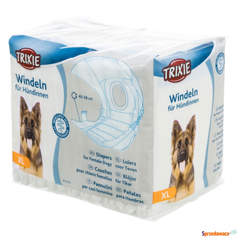 Trixie pieluchy dla suczek - Rozmiar XL: 40-58... - Akcesoria dla psów - Lublin
