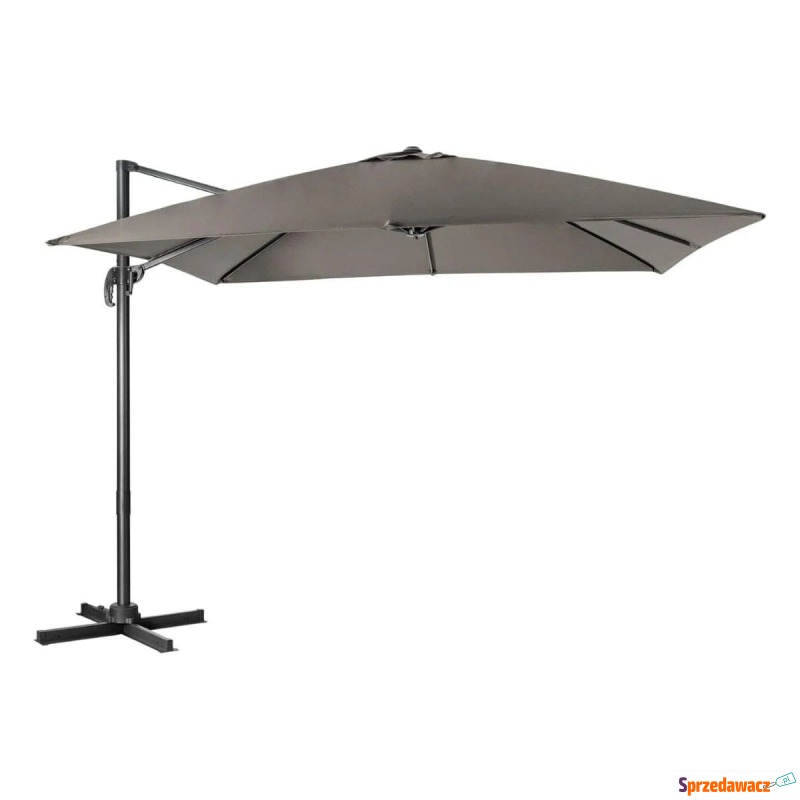 Parasol tarasowy 3m z obrotem 360° szary - Parasole, markizy, żagle - Kwidzyn