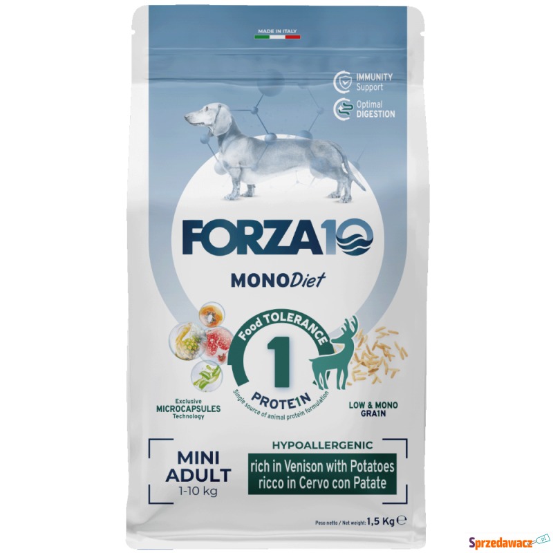 FORZA10 Mini Diet, dziczyzna i ziemniaki - 1,5... - Karmy dla psów - Słupsk