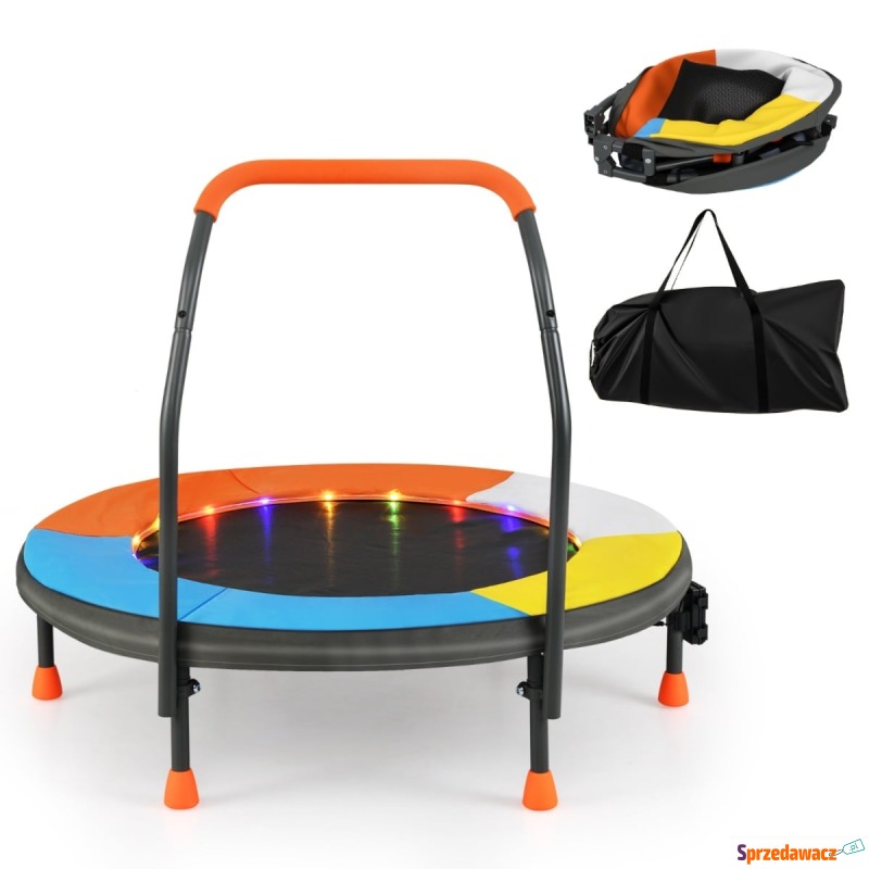 Mini trampolina dla dzieci z oświetleniem LED - Trampoliny ogrodowe - Olsztyn