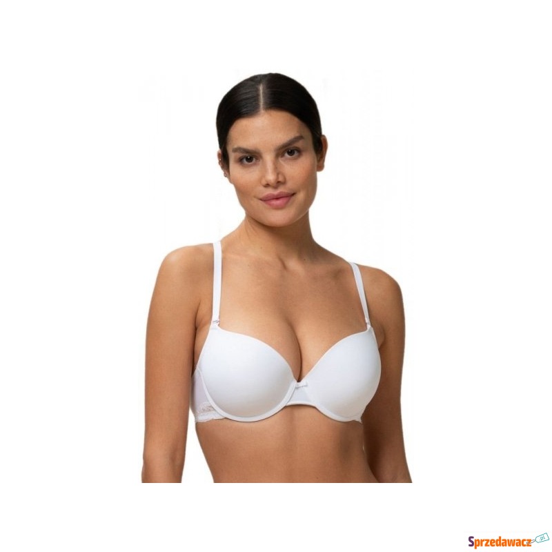 Biustonosz push-up Triumph Lovely Micro WHUM biały - Dodatki ślubne - Opole