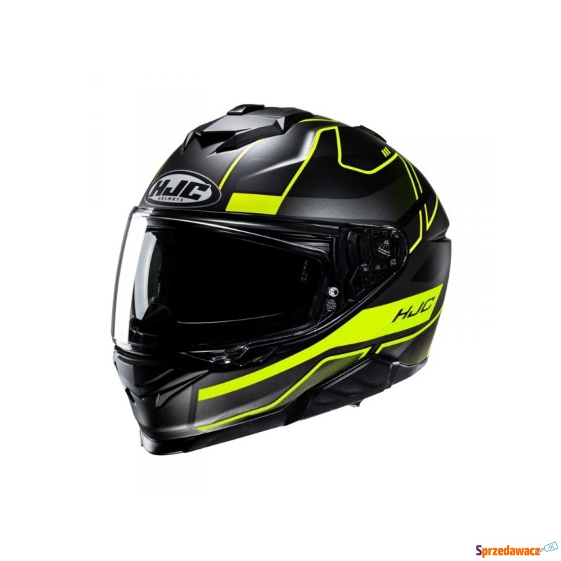 HJC KASK INTEGRALNY I71 IORIX BLACK/YELLOW - Kaski motocyklowe - Łódź