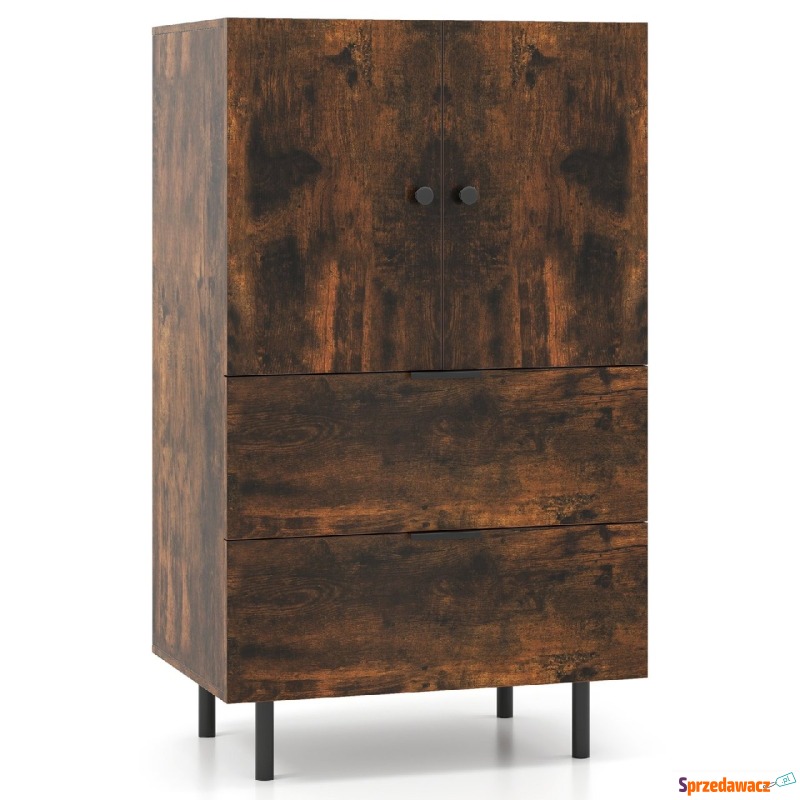Rustykalna komoda do salonu 60 x 41,5 x 102 cm - Komody - Opole