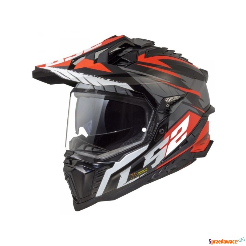 LS2 KASK DUALE  MX701 EXPLORER SPIRE BL. TITAN... - Kaski motocyklowe - Głogów