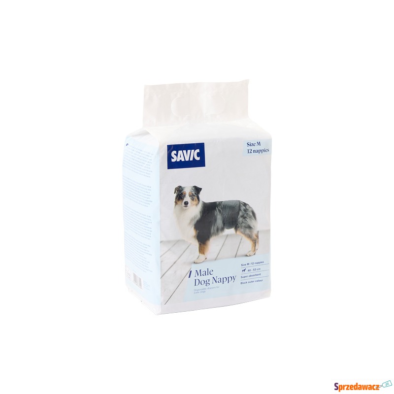 Savic pieluchy dla psów samców - Rozmiar M: 4... - Akcesoria dla psów - Chorzów