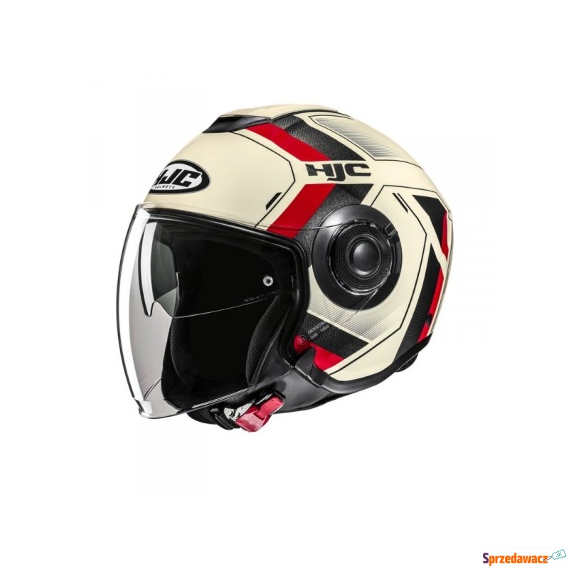 HJC KASK OTWARTY I40N VELU BEIGE/RED