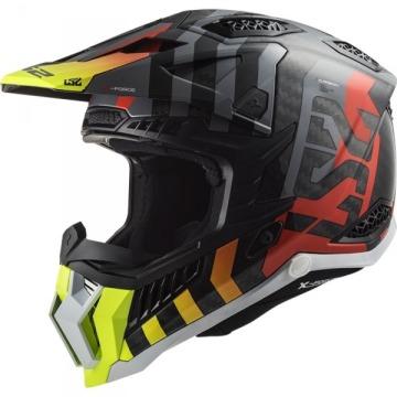 LS2 KASK CROSS MX703 C X-FORCE BARRIER YEL. RED-06