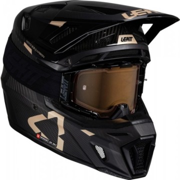 LEATT KASK Z GOGLAMI KIT MOTO 9.5 V25 CARBON
