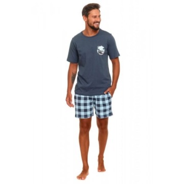 Piżama męska Doctor nap PMB 4416 deep blue plus