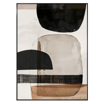 SELSEY Obraz w czarnej ramie Layered 70x50 cm - Genesis