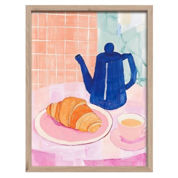 SELSEY Obraz w ramie Croissant 40x30 cm - Genesis