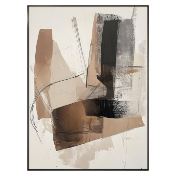 SELSEY Obraz w czarnej ramie Diffused 70x50 cm - Genesis