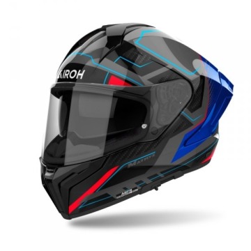 AIROH KASK INTEGRALNY MATRYX ROCKET BLUE/RED GLOSS