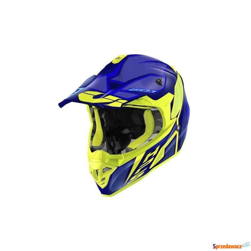 GIVI KASK CROSS 60.1 INVERT NIEBIESKI/ŻÓŁTY MAT - Kaski motocyklowe - Jelenia Góra