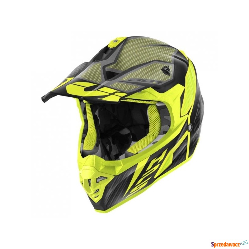 GIVI KASK CROSS 60.1 INVERT CZARNY/TYTAN/ ŻÓŁT... - Kaski motocyklowe - Chorzów