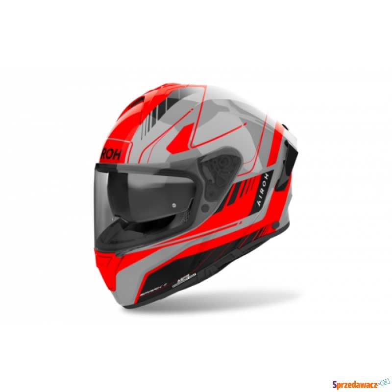 AIROH KASK INTEGRALNY SPARK 2 CHRONO ORANGE GLOSS - Kaski motocyklowe - Grodzisk Wielkopolski