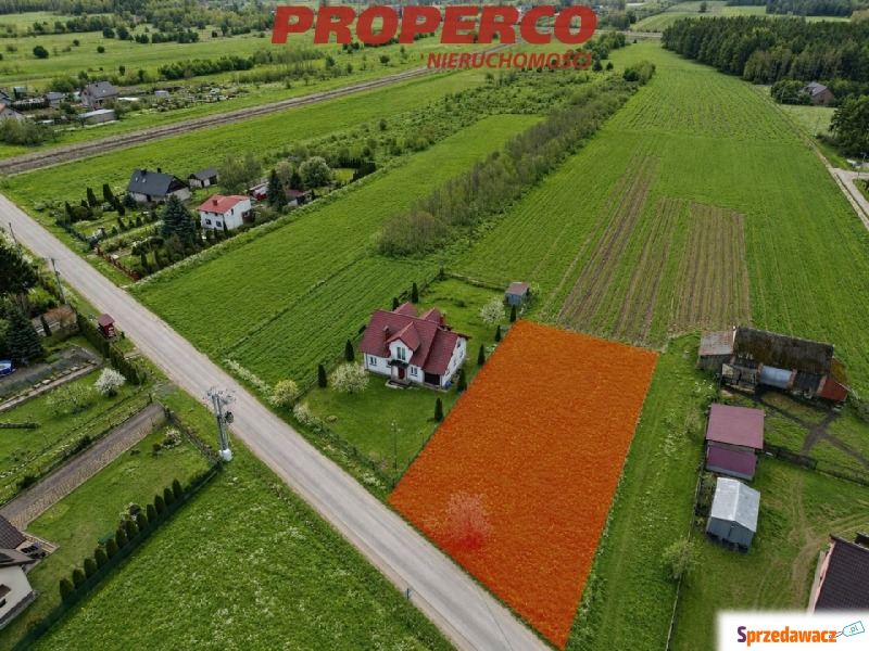 Działka Chęciny sprzedam, pow. 1100 m2  (11a), uzbrojona