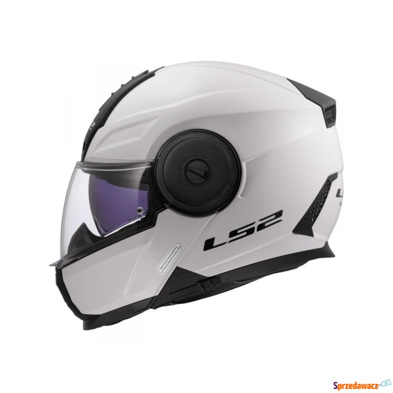 LS2 KASK SZCZĘKOWY FF902 SCOPE II SOLID WHITE - Kaski motocyklowe - Kwidzyn