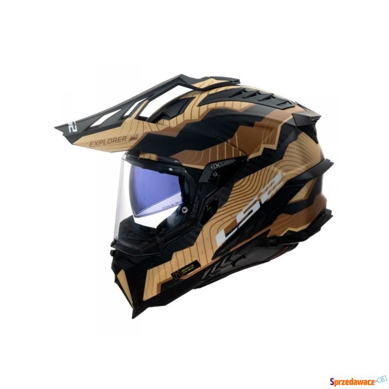 LS2 KASK ADVENTURE MX701 EXPLORER C TRICK M.BROWN - Kaski motocyklowe - Kętrzyn