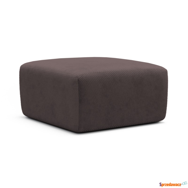 SELSEY Pufa Terrafino 80x80 cm brązowa w tkaninie... - Sofy, fotele, komplety... - Lublin