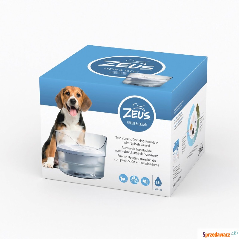Zeus Fresh & Clear fontanna z osłoną przeciwb... - Miski dla psów - Bytom