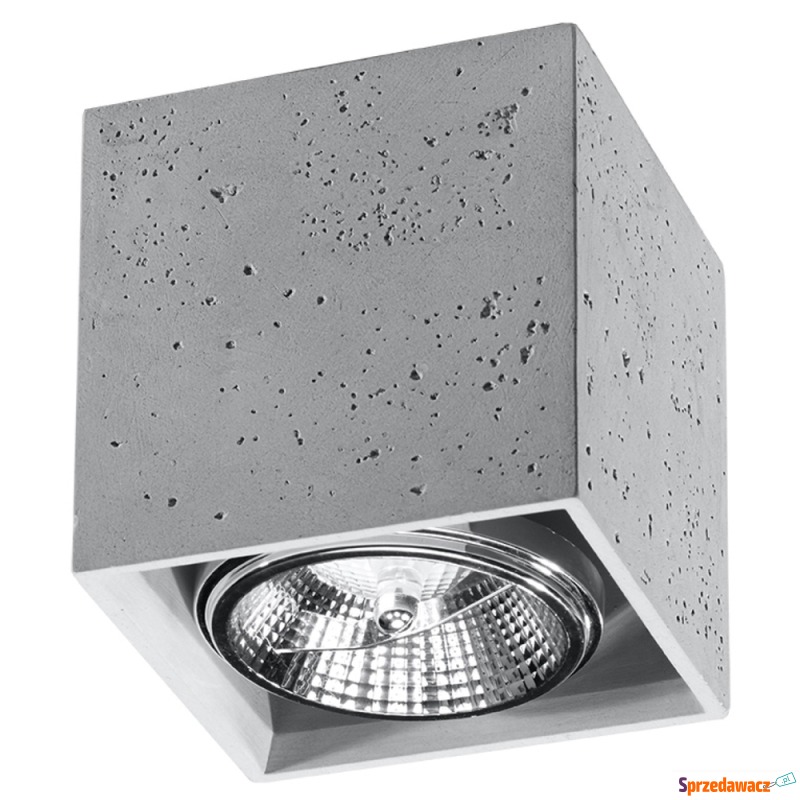 SELSEY Plafon Valde 14 cm beton - Genesis - Lampy wiszące, żyrandole - Olsztyn