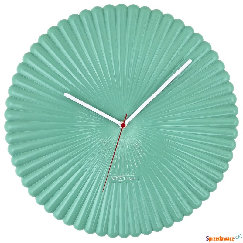 SELSEY Zegar ścienny Mousse 40 cm zielony - Genesis - Zegary - Białystok
