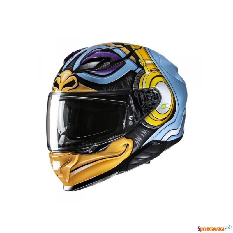 HJC KASK INTEGRALNY F71 MONKEY DJ BLUE/ORANGE - Kaski motocyklowe - Gdynia