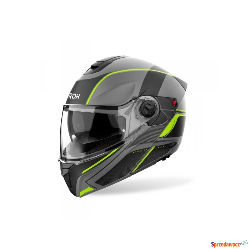 AIROH KASK SZCZĘKOWY SPECKTRE LEAF YELLOW MATT - Kaski motocyklowe - Głogów
