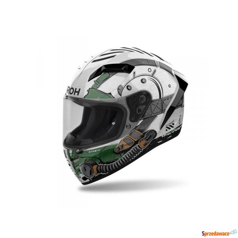 AIROH KASK INTEGRALNY CONNOR ALLIGATOR GLOSS - Kaski motocyklowe - Rumia