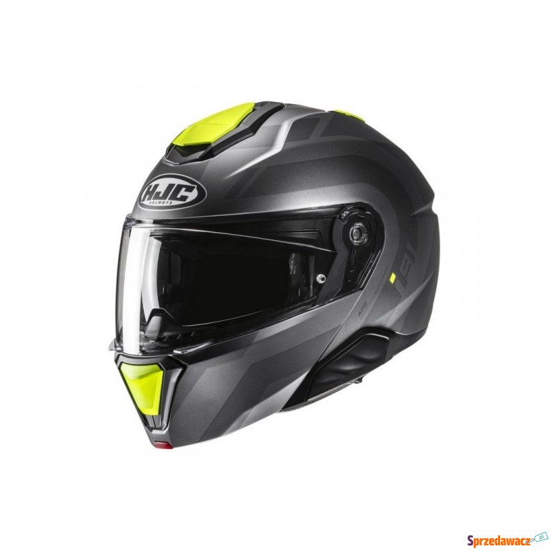 HJC KASK SYSTEMOWY I91 ARVEN GREY/YELLOW - Kaski motocyklowe - Katowice