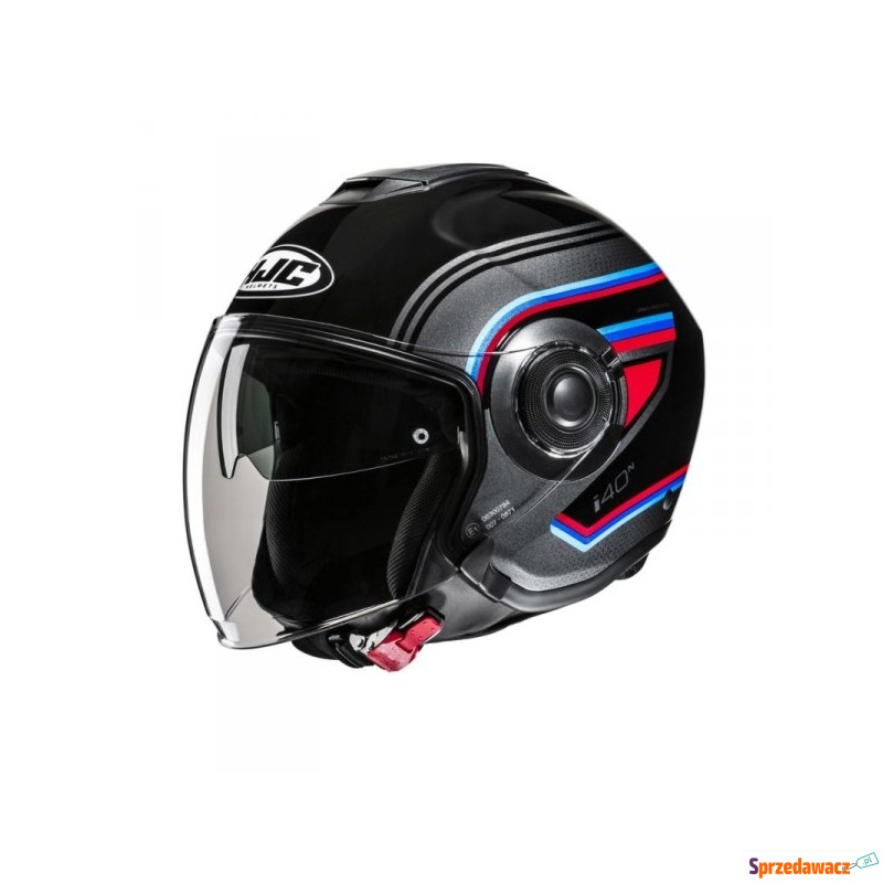 HJC KASK OTWARTY I40N LINIA BLACK/GREY - Kaski motocyklowe - Gdynia