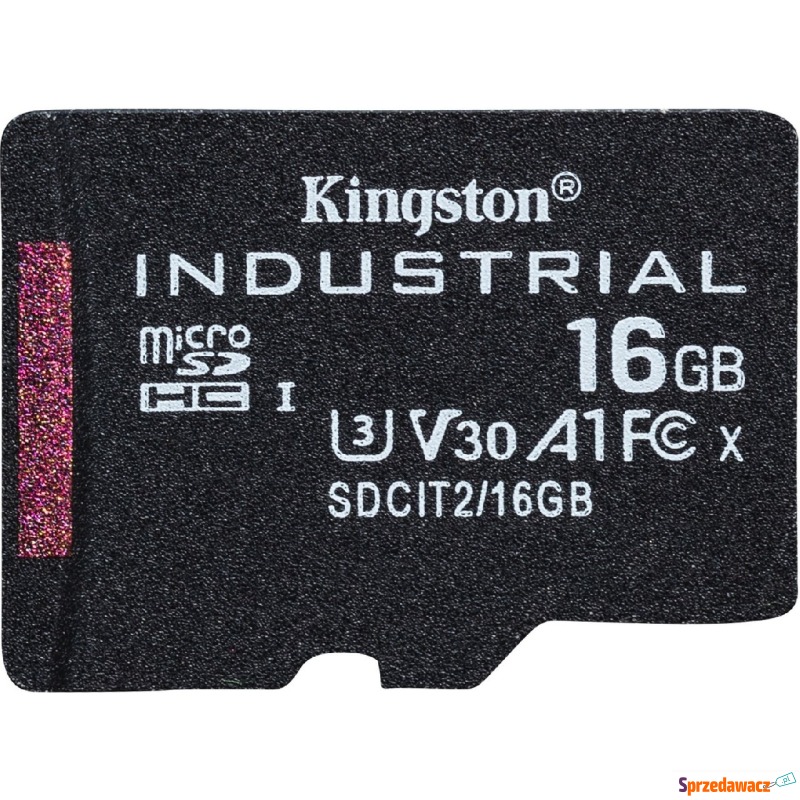 Kingston Industrial microSDHC 16GB Class 10 A1... - Karty pamięci, czytniki,... - Suwałki