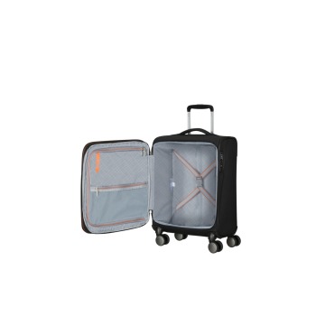 Walizka kabinowa American tourister Wanderlite S powiększana Shadow Black