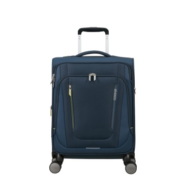 Walizka kabinowa American tourister Wanderlite S powiększana Dark Navy