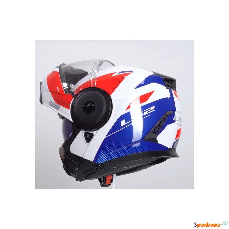 LS2 KASK SZCZĘKOWY FF902 SCOPE II DURIA WH BL... - Kaski motocyklowe - Kraków
