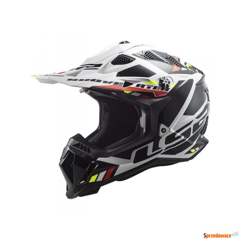 LS2 KASK OFF-ROAD MX700 SUBVERTER EVO STOMP WH.BL - Kaski motocyklowe - Zielona Góra