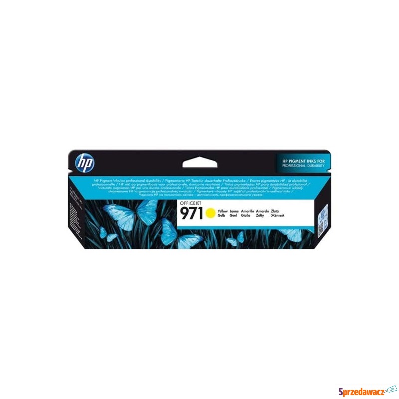 Oryginalny tusz HP 971 żółty (CN624AE) - Tusze, tonery - Bydgoszcz
