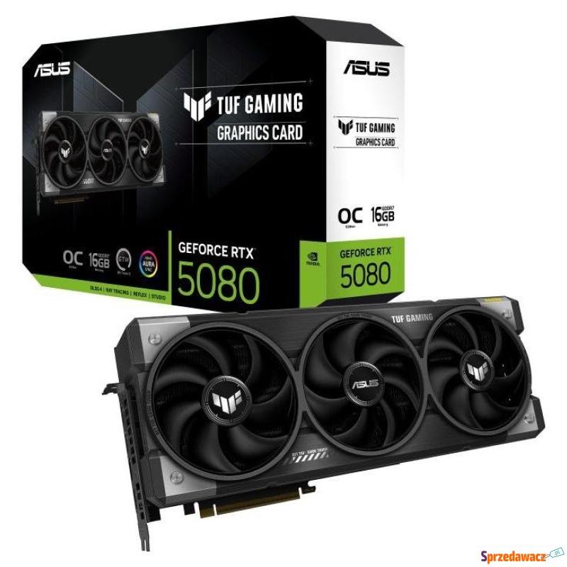 ASUS GeForce RTX 5080 TUF OC 16GB DLSS 4 - Karty graficzne - Kwidzyn
