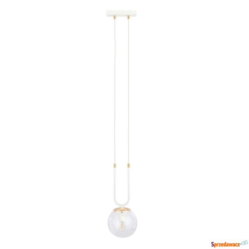 SELSEY Lampa wisząca Greerlan biało-transpare... - Lampy wiszące, żyrandole - Opole