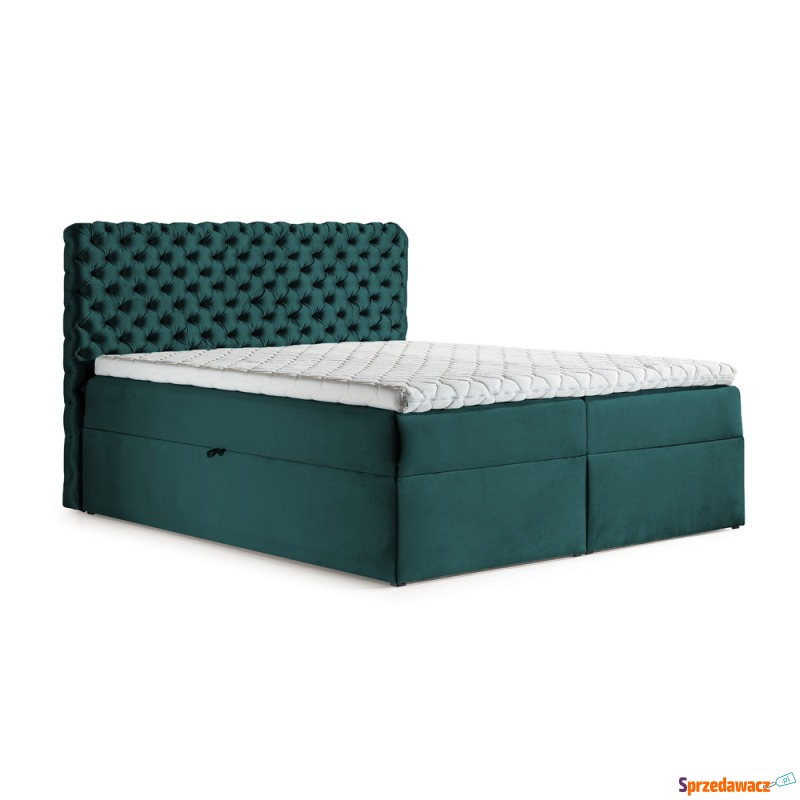 SELSEY Łóżko kontynentalne Costmary 200x200 z... - Łóżka - Bytom